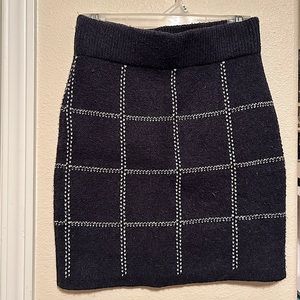 A New Day Women's Navy Blue Sweater Skirt